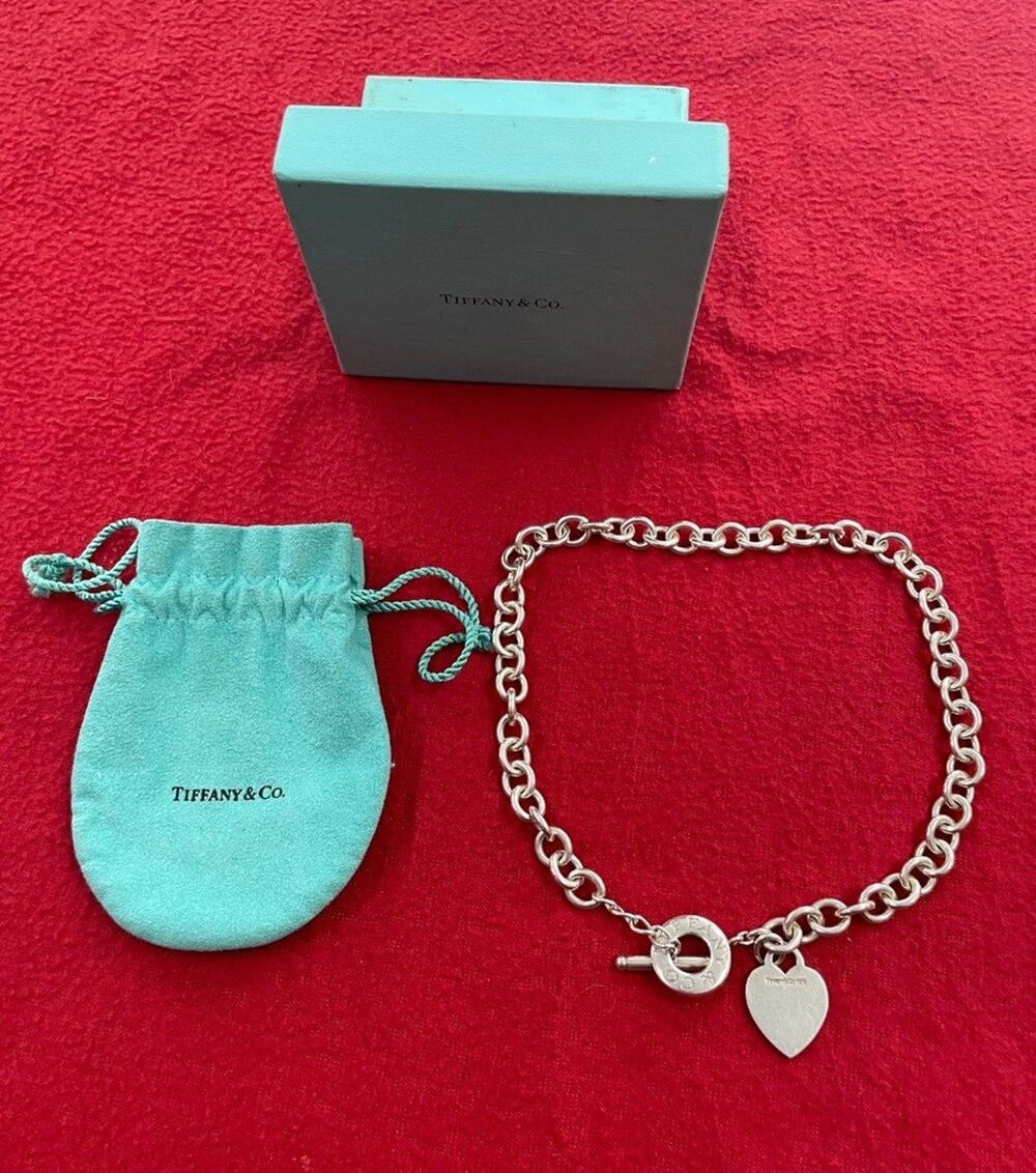 Tiffany & Co. Heart Tag Toggle Chain Link 14" - .925 Sterling Silver PPSKN368738